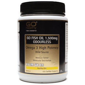 Go Fish Oil 1,500mg Odourless Capsules 420