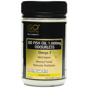 Go Fish Oil 1,000mg Odourless Capsules 90