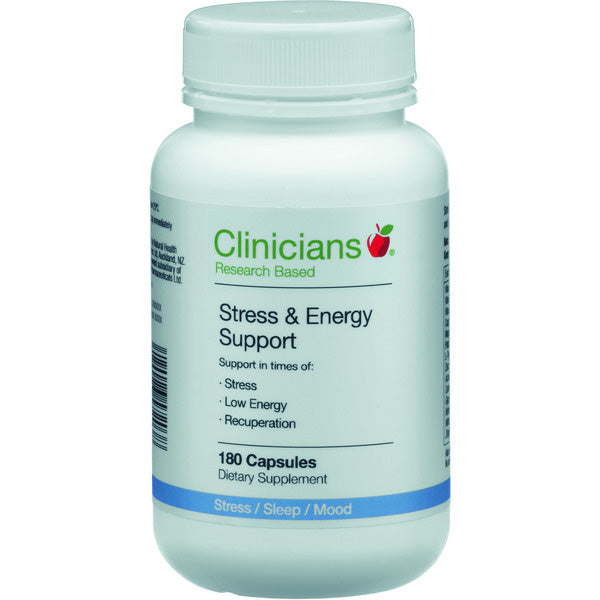 Clinicians Stress & Energy Support Capsules 60