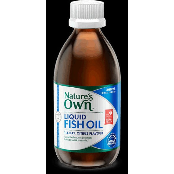 Natures Own Liquid Fish Oil Citrus Flavour 300ml