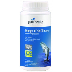 Good Health Omega 3 Fish Oil 1500mg Capsules
