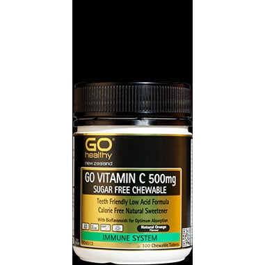 Go Vitamin C 500mg Chewable Tablets 100