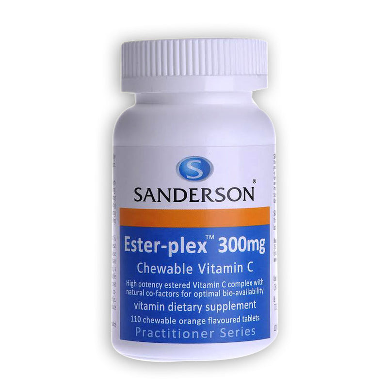 Sanderson Ester-plex 300mg Vitamin C Chewable Tablets 110