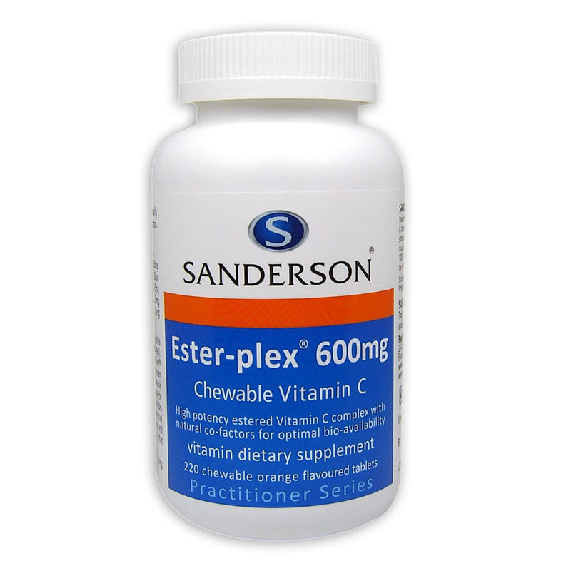 Sanderson Ester-plex 600mg Vitamin C Chewable Tablets 220