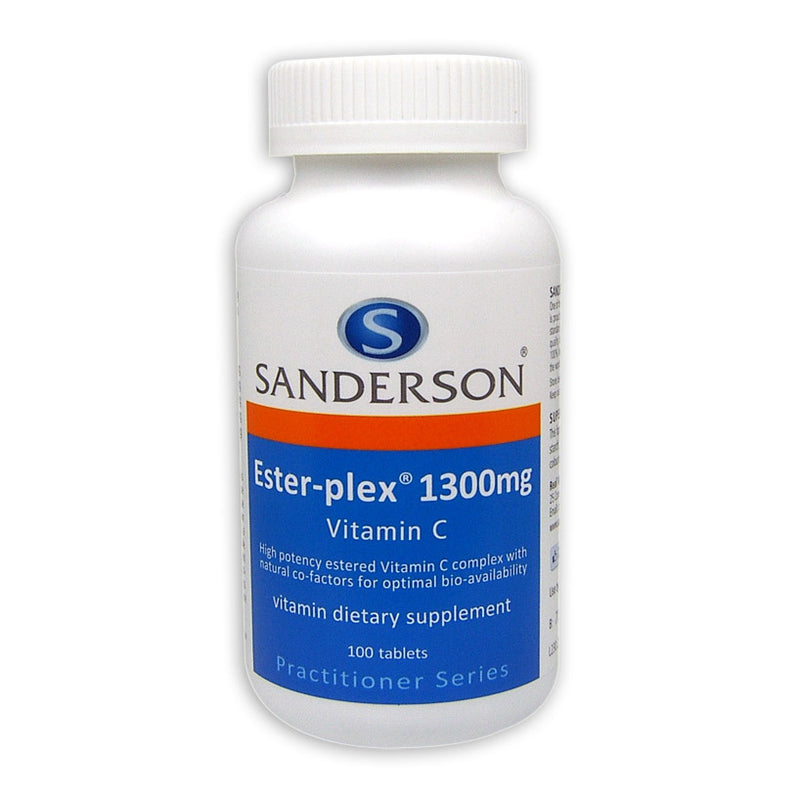 Sanderson Ester-plex 1300mg Vitamin C Tablets 100