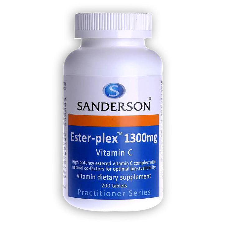 Sanderson Ester-plex 1300mg Vitamin C Tablets 200