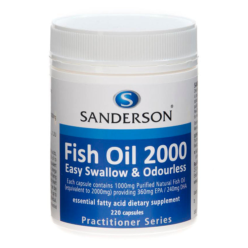 Sanderson Fish Oil 2000 (360 EPA/240 DHA) Capsules 220
