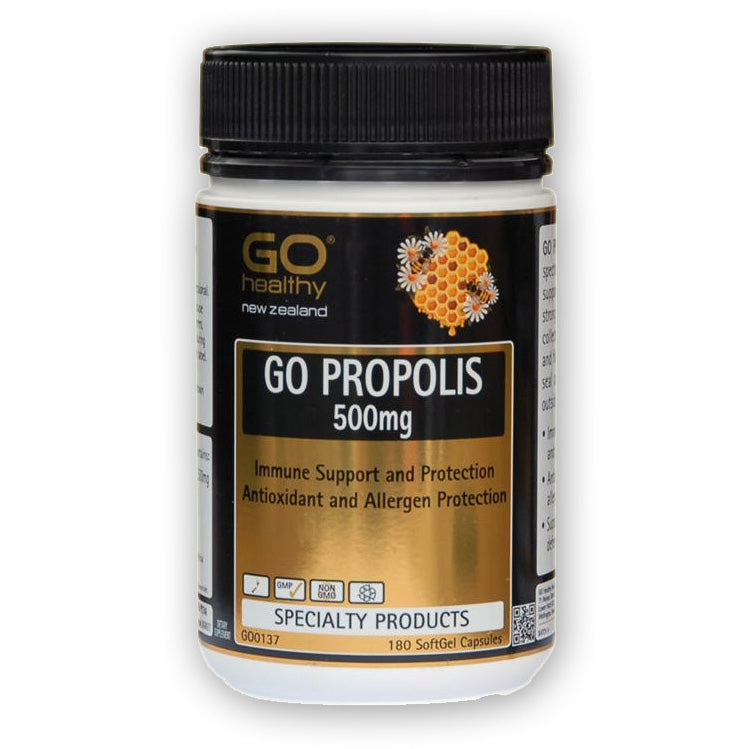 Go Propolis 500mg Capsules 180