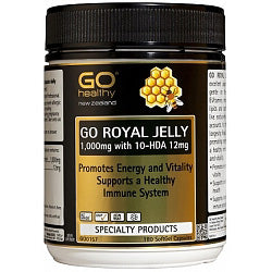 Go Royal Jelly 1000mg 10-HDA 12 Capsules 180