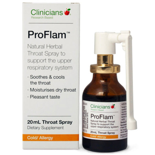 Clinicians ProFlam Throat Spray 20ml
