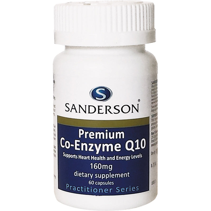 Sanderson Premium Co-Enzyme Q10 160mg Capsules 60
