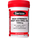 Swisse Ultiboost Deep Sea Krill Oil 1000mg Capsules 30