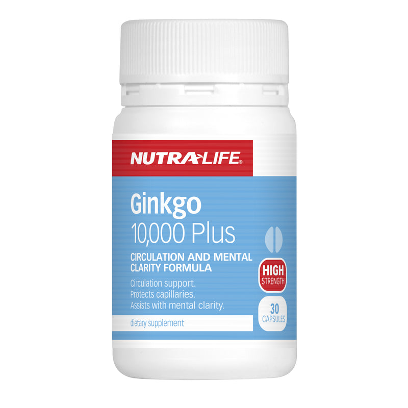 Nutralife high potency Ginkgo 10000 Plus Capsules 30