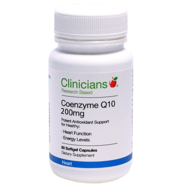 Clinicians Coenzyme Q10 200mg Capsules 60