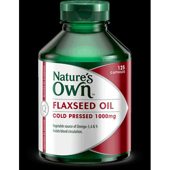 Natures Own  Flaxseed Oil 1000mg Capsules 50