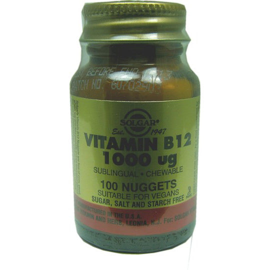 Solgar Vitamin B12 1000mcg Nuggets 100