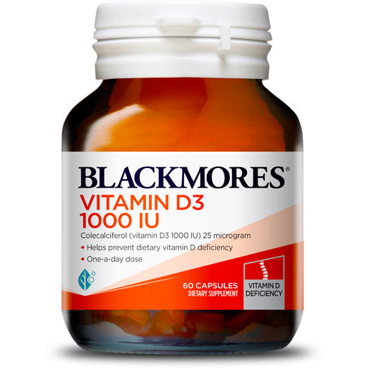 Blackmores Vitamin D3 1000IU Capsules 60