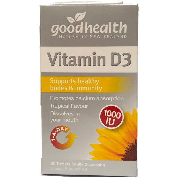 Goodhealth Vitamin D3 1000 IU Tablets 60