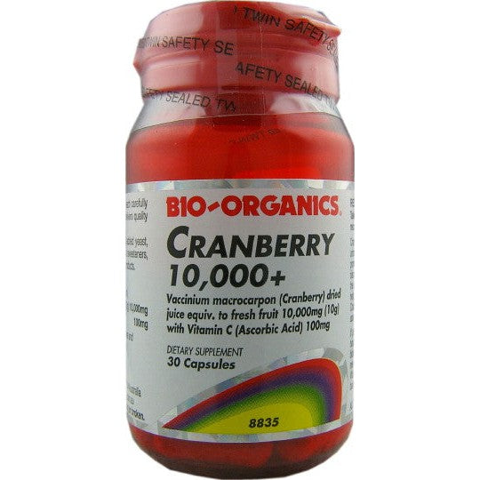 Bio-Organics Cranberry 10000+ Capsules 30