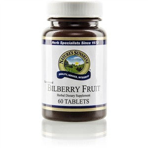 Natures Sunshine Bilberry Fruit Tablets 60