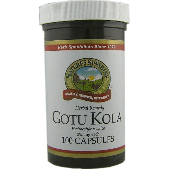 Natures Sunshine Gotu Kola Capsules (100)