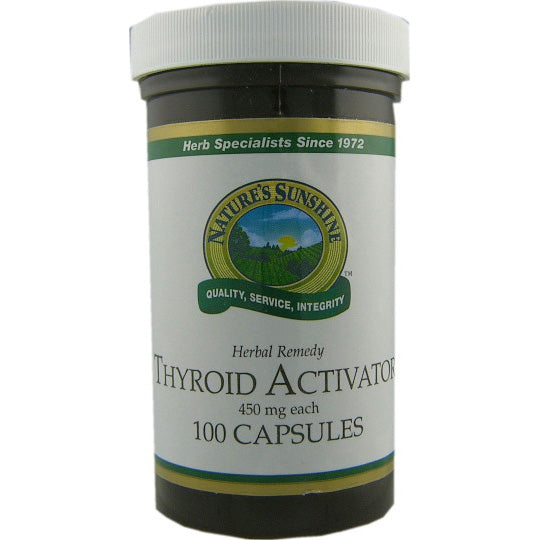 Natures Sunshine Thyroid Activator Capsules 100