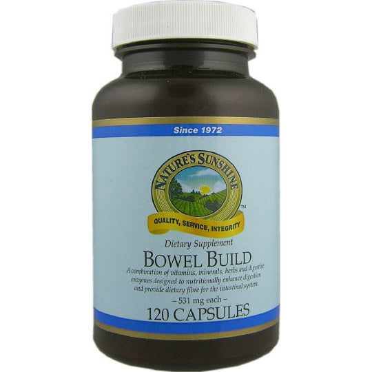 Natures Sunshine Bowel Build Capsules 120