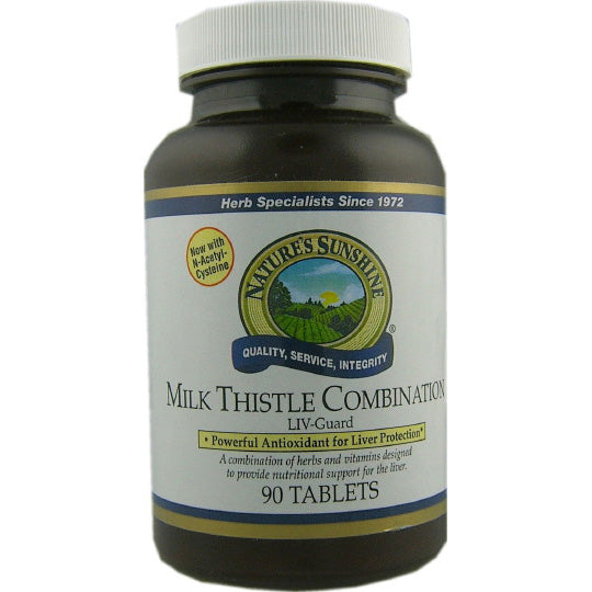 Natures Sunshine Milk Thistle Combination Tablets 90