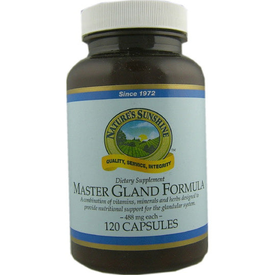 Natures Sunshine Master Gland Formula 120 Capsules