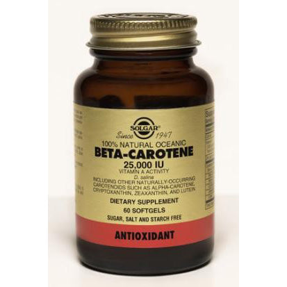 Solgar Oceanic Beta-Carotene 25000iu Softgels 60