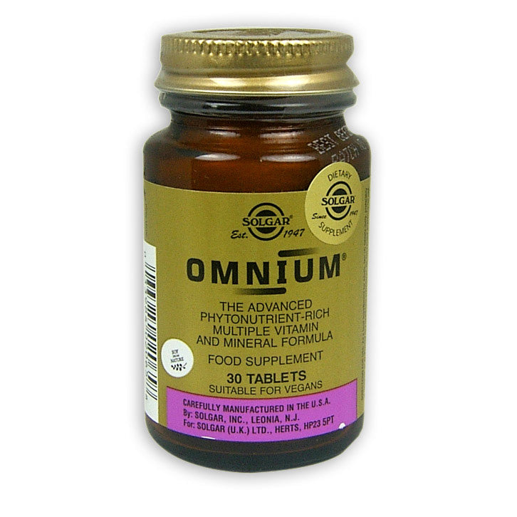 Solgar Omnium Tablets 30