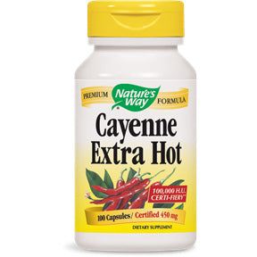 Natures Way Cayenne Extra Hot Capsules 100