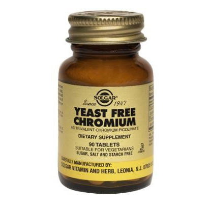 Solgar Yeast Free Chromium Tablets 100mcg