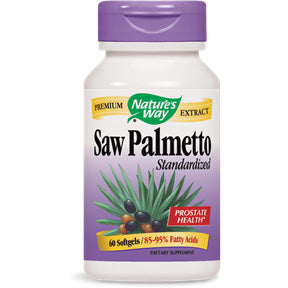 Natures Way Standardized Saw Palmetto Extract 60 Capsules