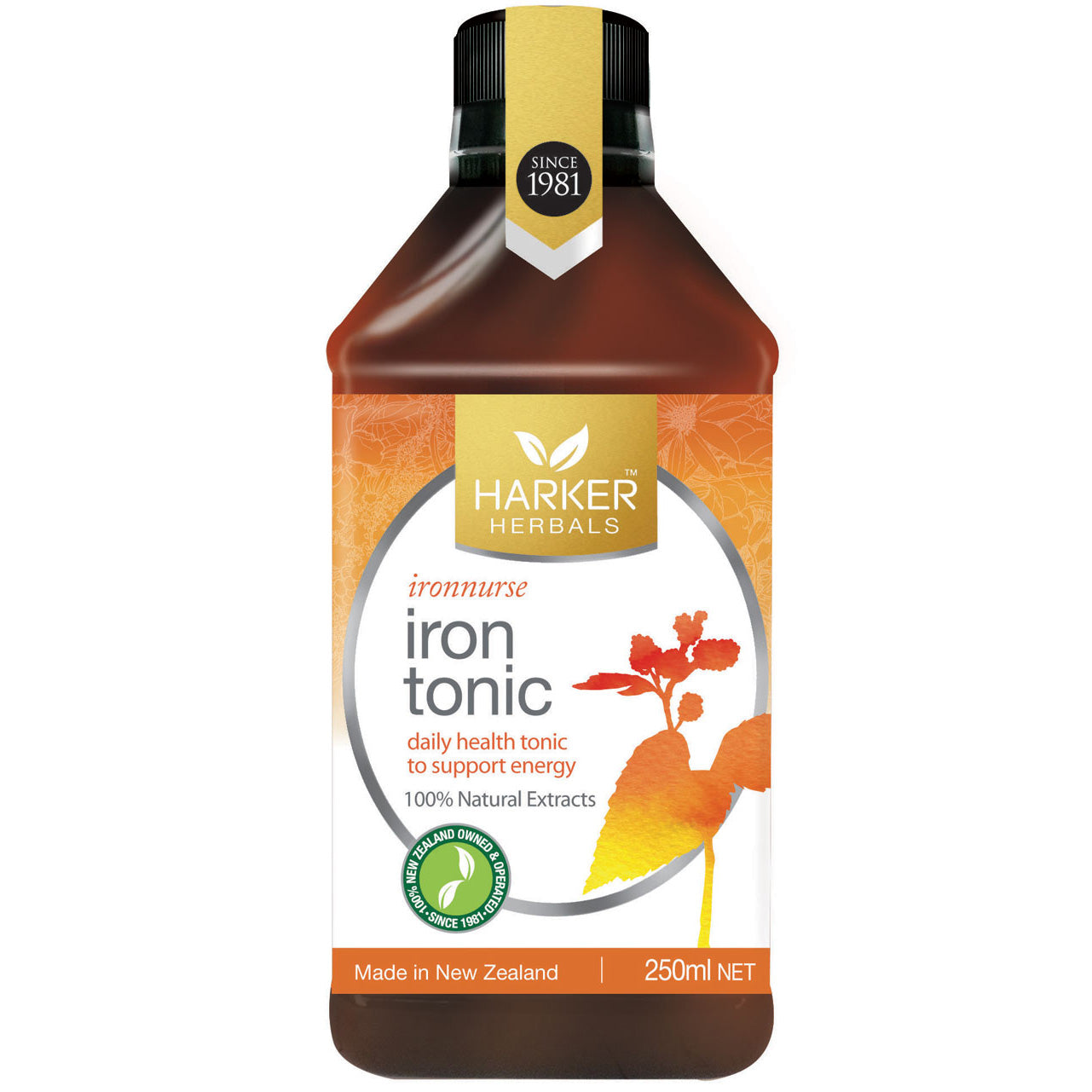 Harker Herbals Iron Tonic 250ml (previously Ironnurse)