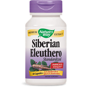 Natures Way Siberian Eleuthero Standardised Extract 60 Capsules