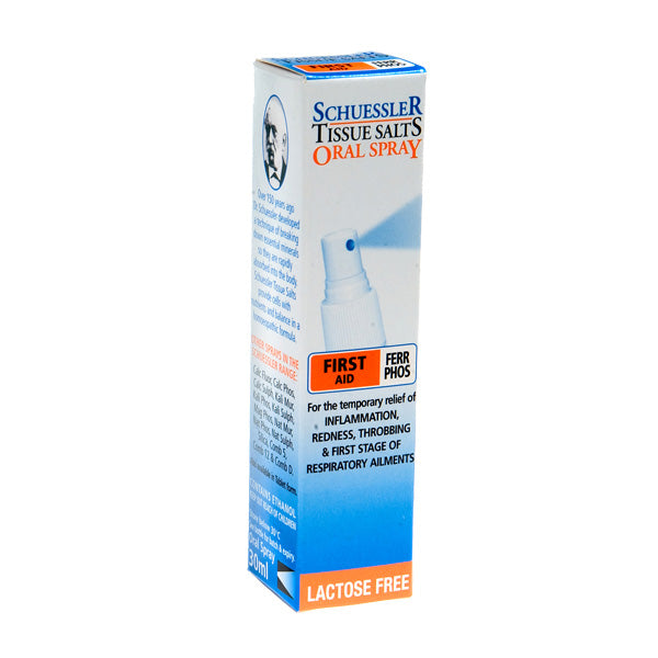 Schuessler Tissue Salt Ferr-Phos First Aid Spray 30ml