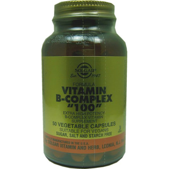 Solgar Vitamin B-Complex "100" Vegecaps 50