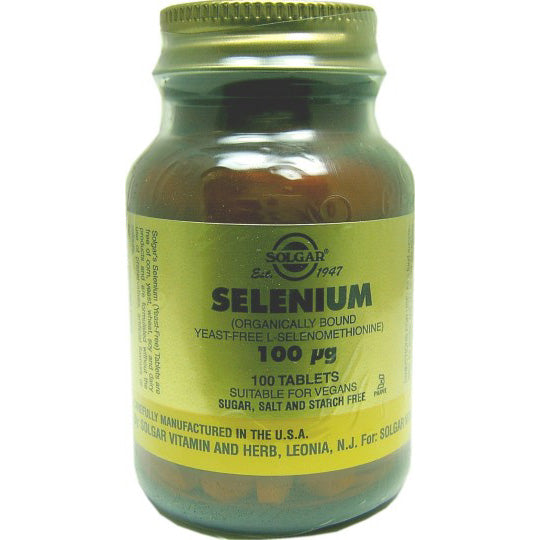 Solgar Selenium Tablets 100ug 100