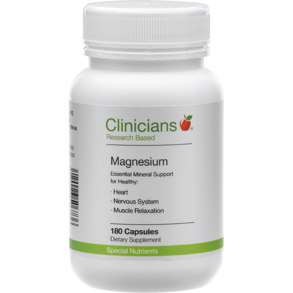 Clinicians Magnesium 125mg Capsules 180