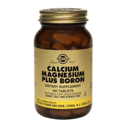 Solgar Calcium Magnesium Boron Tablets 100