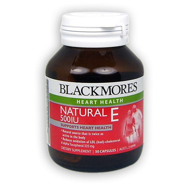 Blackmores Natural E 500IU Capsules 50