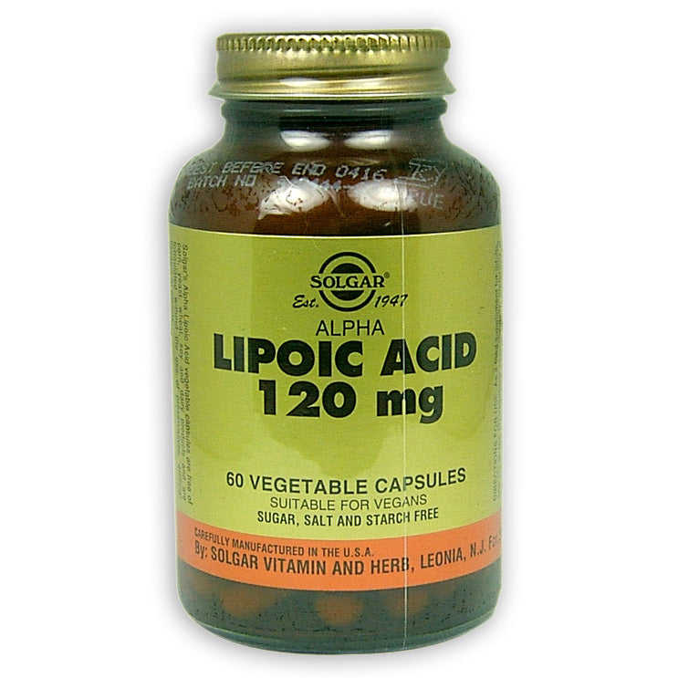 Solgar Alpha Lipoic Acid 120mg Vegecaps 60
