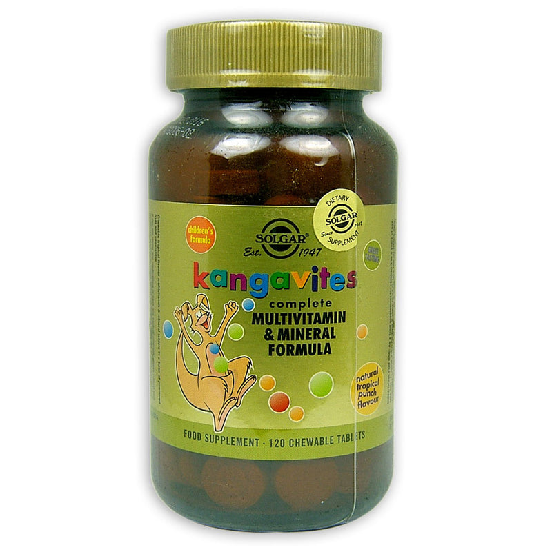 Solgar Kangavites Multi and mineral formula for kids Tropical Punch 120 chewies