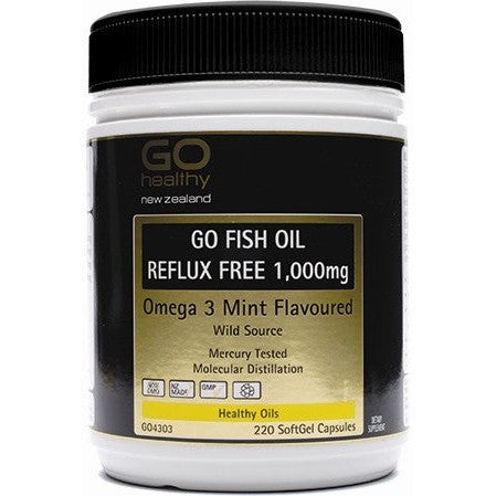Go Fish Oil 1000mg Reflux Free Vegicaps 220