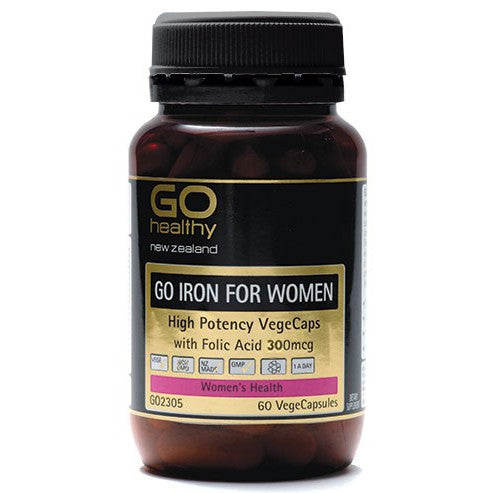 Go Healthy Go Iron For Women Vege Capsules 60