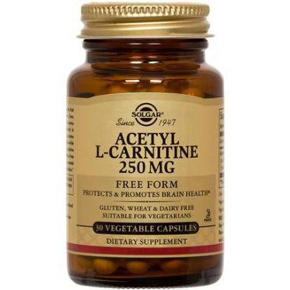 Solgar Acetyl L-Carnitine 250mg Vegecaps 30