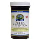 Natures Sunshine Focus Attention Capsules 90