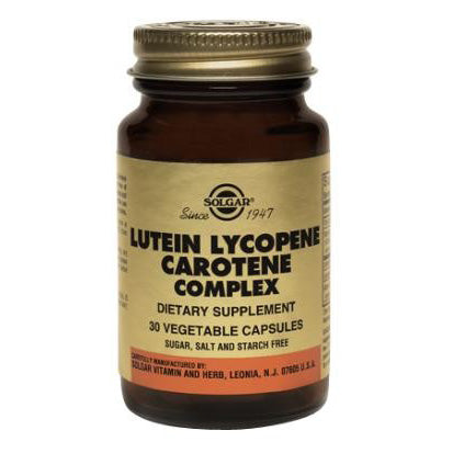 Solgar Lutein Lycopene Carotene Complex Vegecaps 30