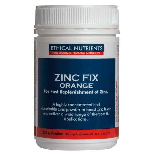 Ethical Nutrients Zinc Fix Powder - Orange 200g